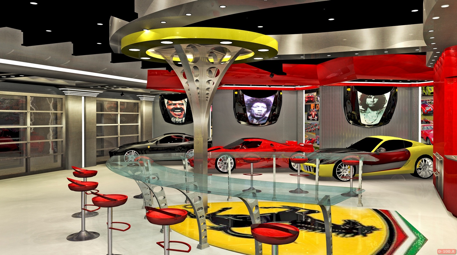Ferrari garage by GarageMahals_0-1001