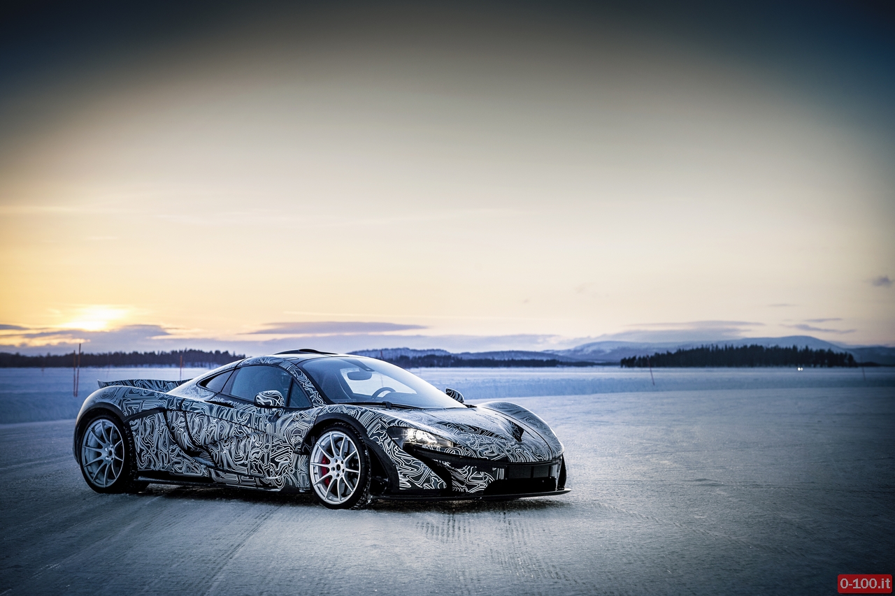 McLaren P1â¢ Winter Testing in Arjeplog Sweden 2013