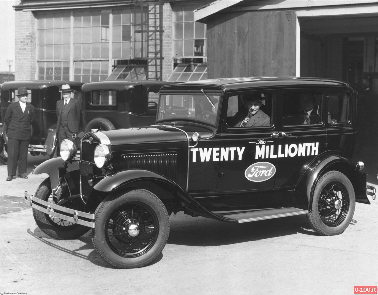 Henry Ford Drives The 20 Millionth Model A