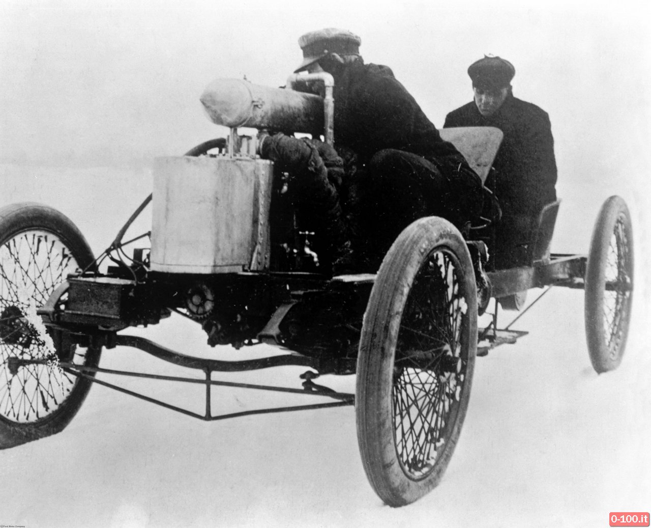 Henry Ford I Driving 999 Race Car