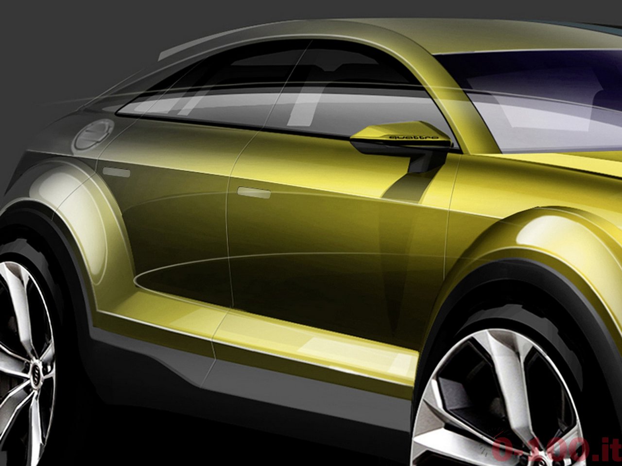 Audi praesentiert die Studie auf der Peking Motor Show 2014.