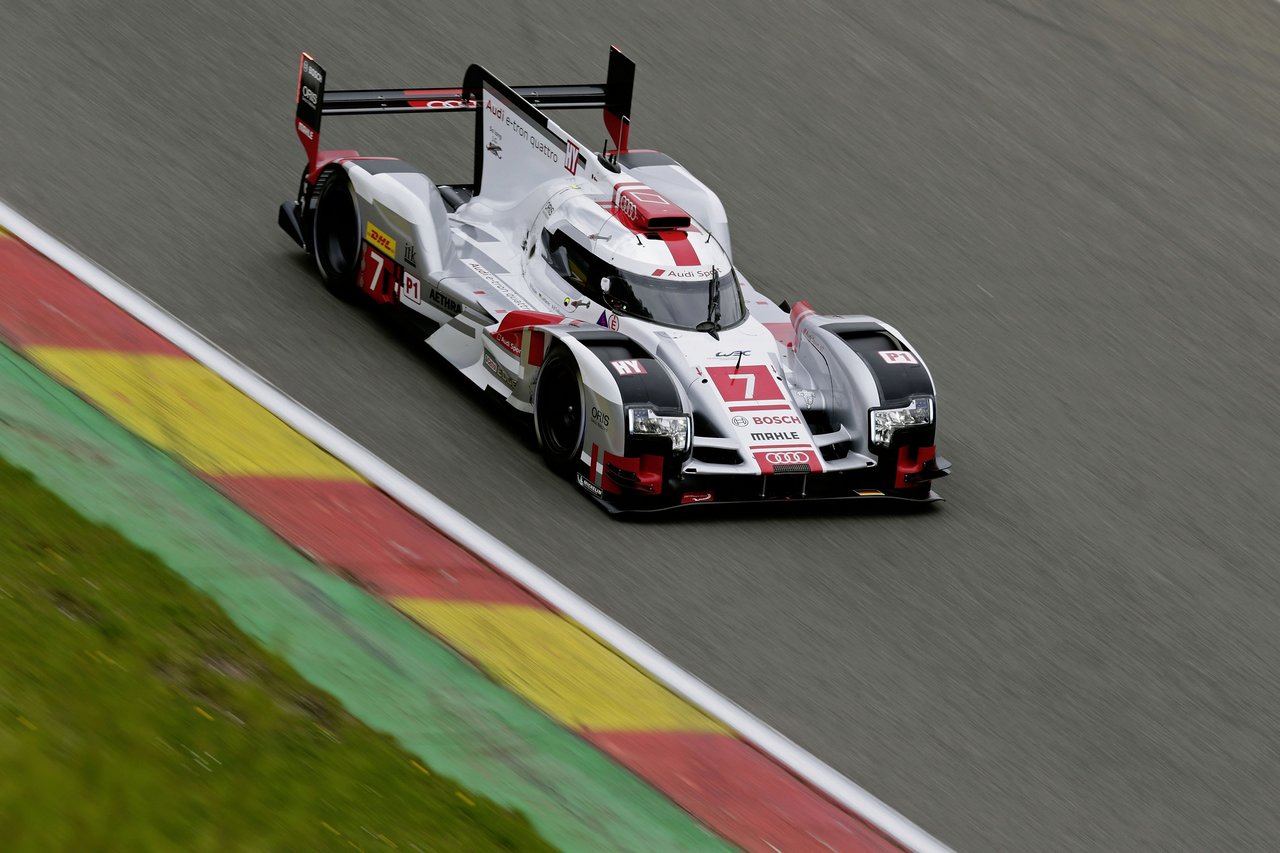 Audi im Qualifying in Spa in Startreihe zwei