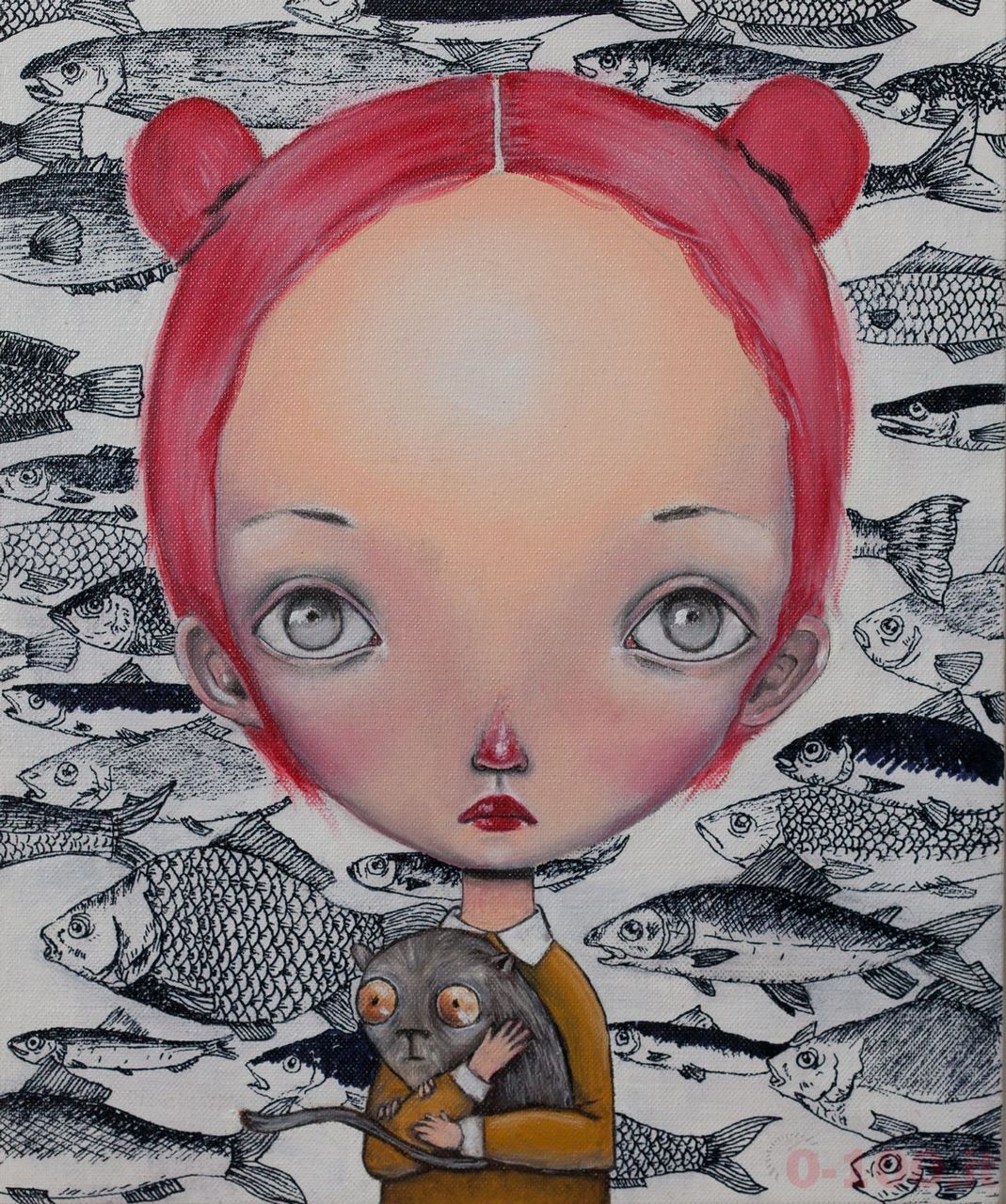 2013_Sabrina_Dan_I WILL PROTECT YOU FROM EVERYTHING EVIL_oil on canvas panel_30x25_0-100