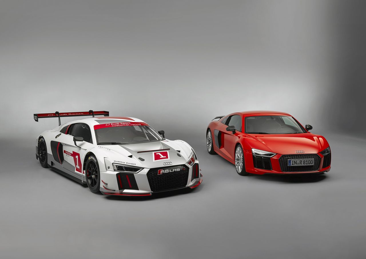 Audi R8 LMS, Audi R8 V10 plus
