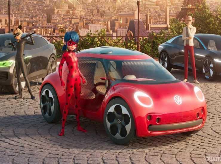 Il ritorno del Maggiolino della Volkswagen nel film Miraculous: le storie di Ladybug e Chat Noir
