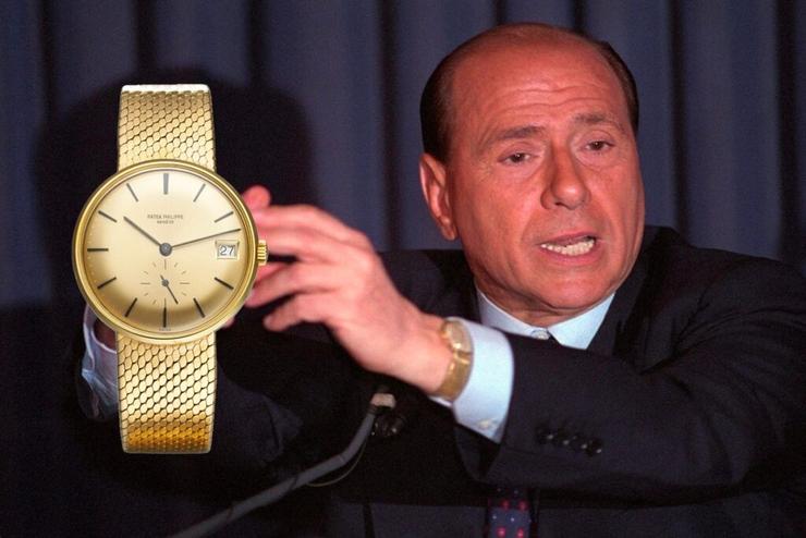 Silvio Berlusconi, una collezione di orologi incredibile