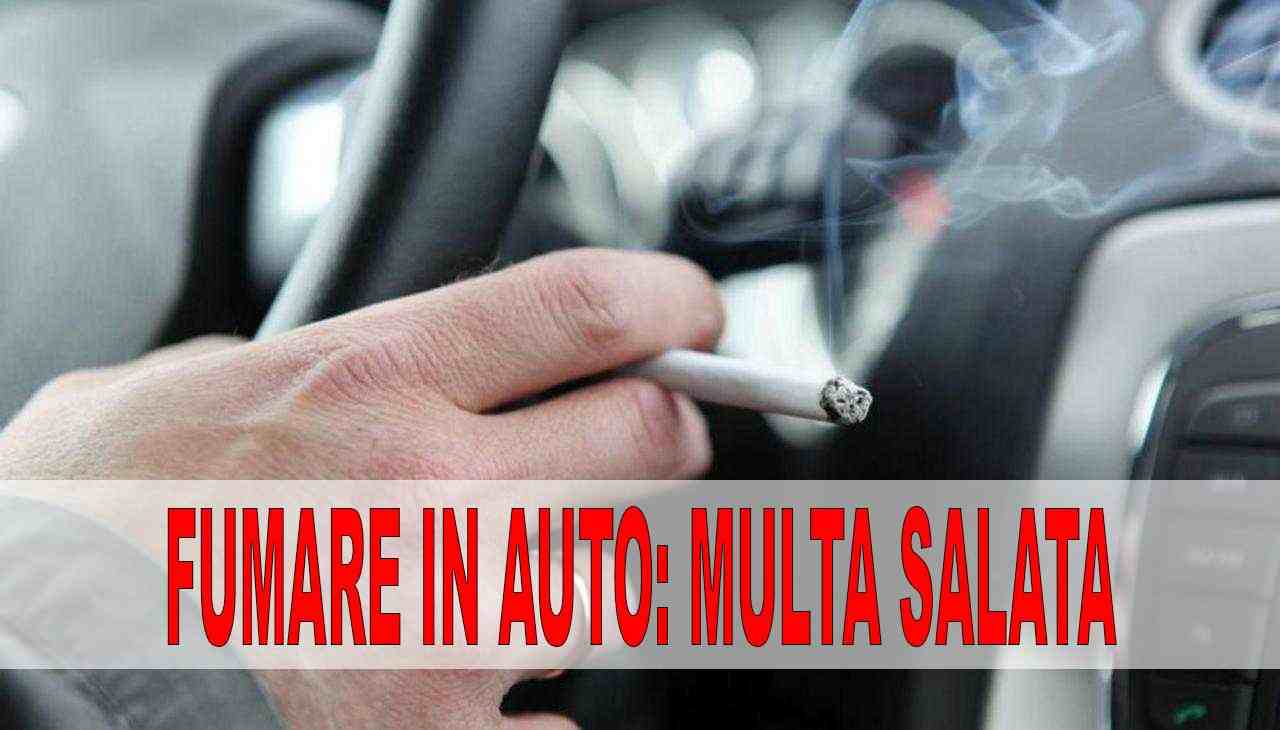 Fumare in auto: si rischia il divieto