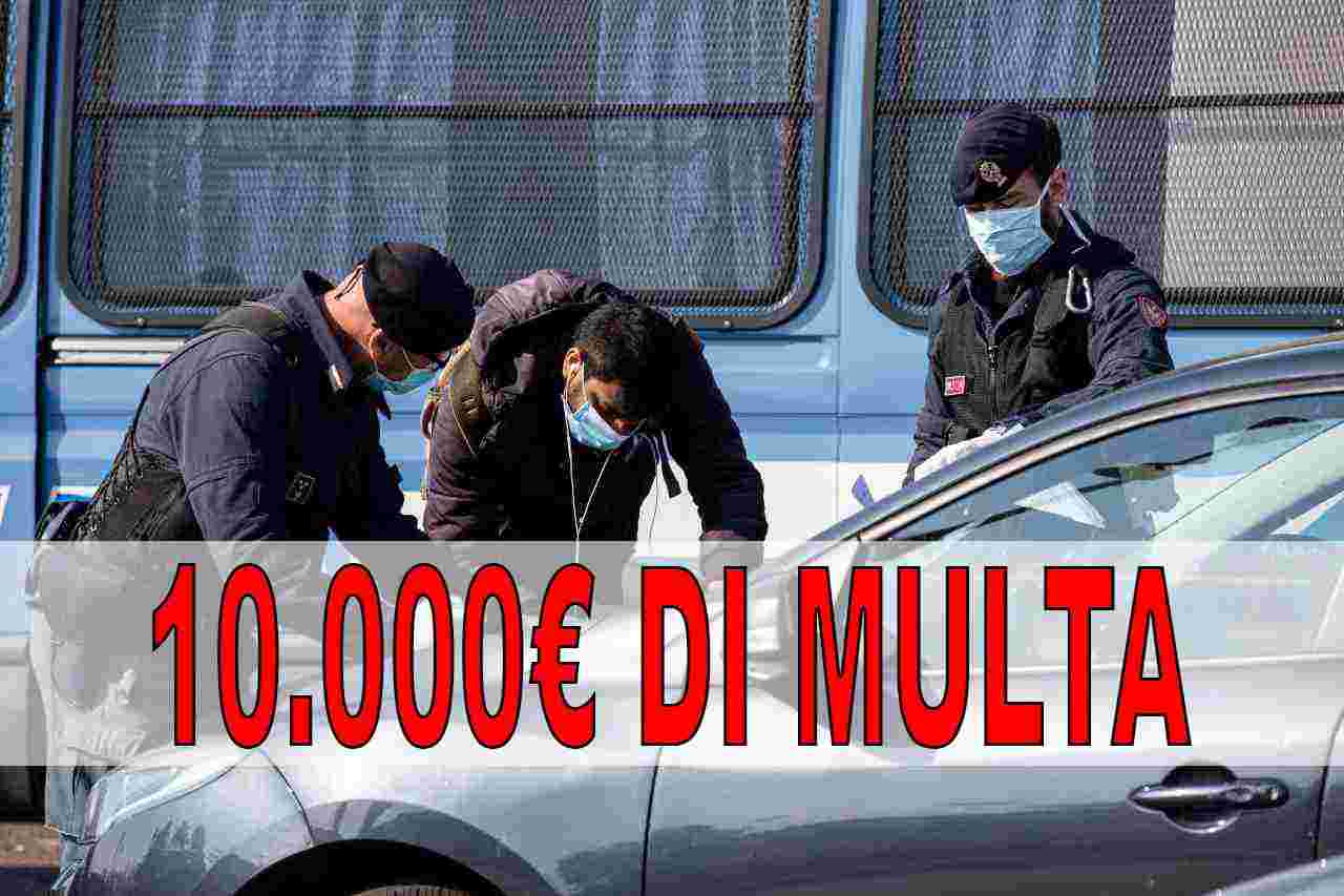 Attenzione a non farlo mai, multa da svenimento