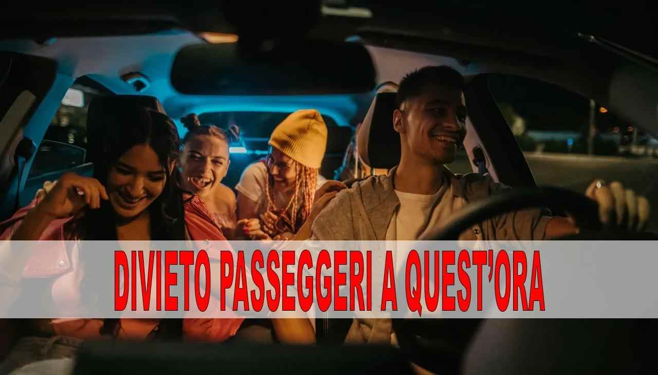 Nuove regole per i passeggeri in auto