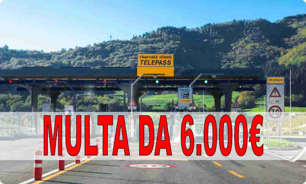 Telepass, multe devastanti