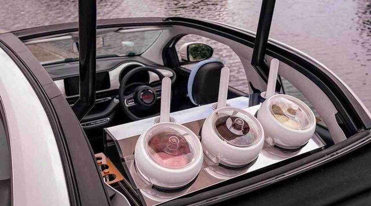 La Fiat 500 fa anche il gelato
