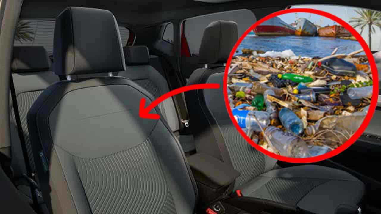 Auto fatte con materiali riciclati dal mare