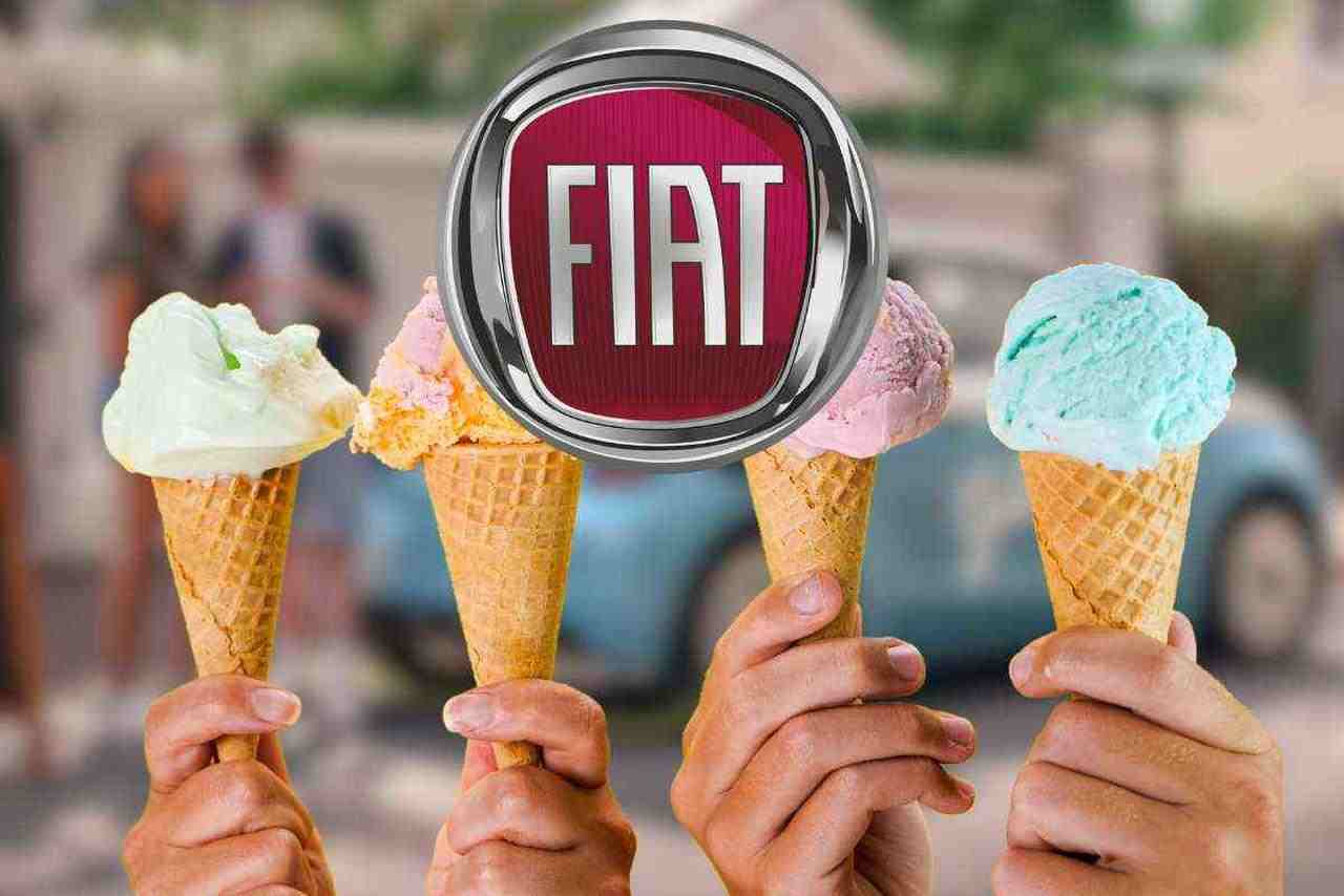 La Fiat 500 fa anche il gelato