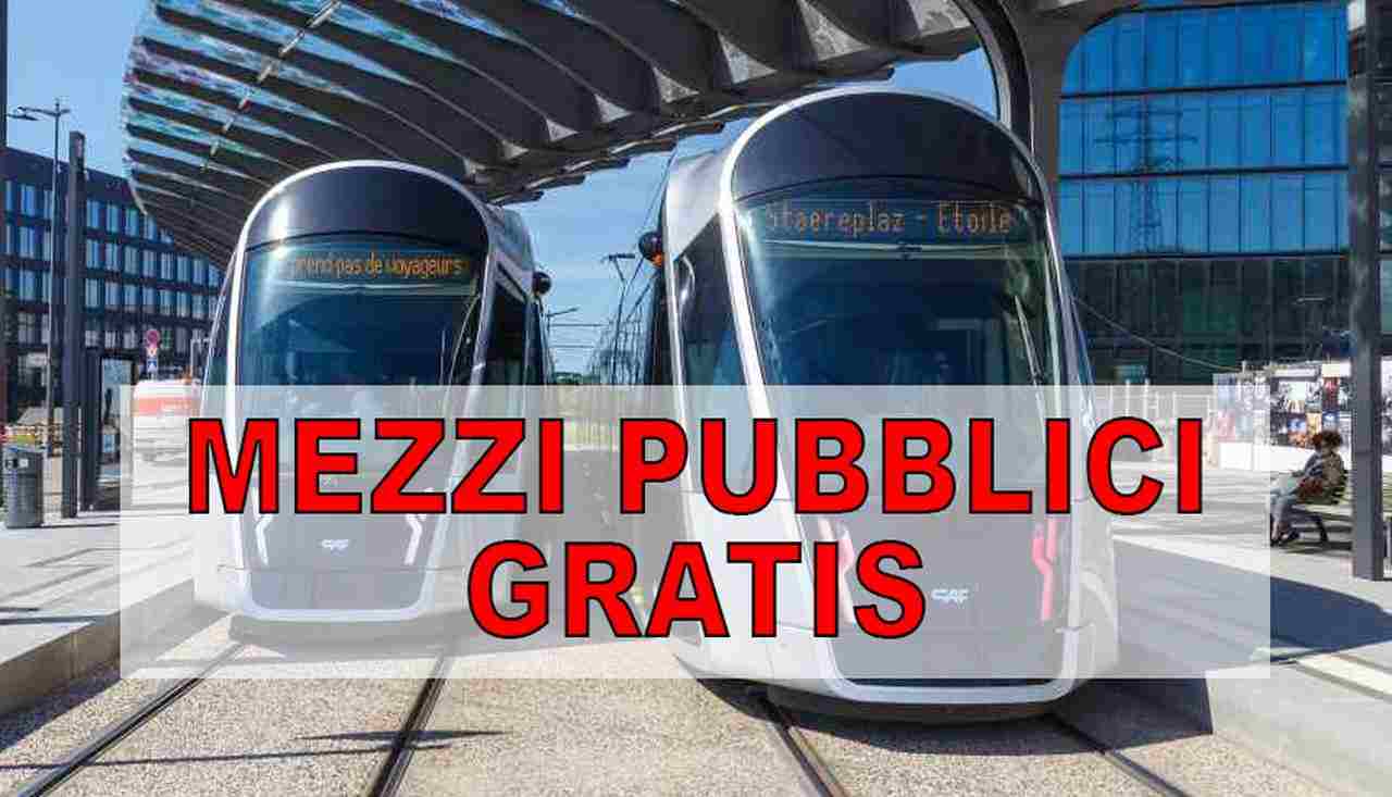 Mezzi pubblici gratis