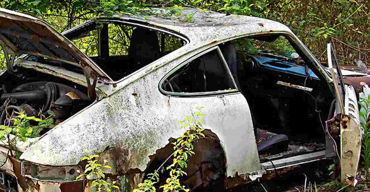 Rottame e invece è una Porsche