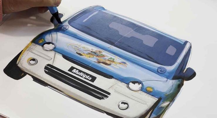 Fiat Multipla bozzetto