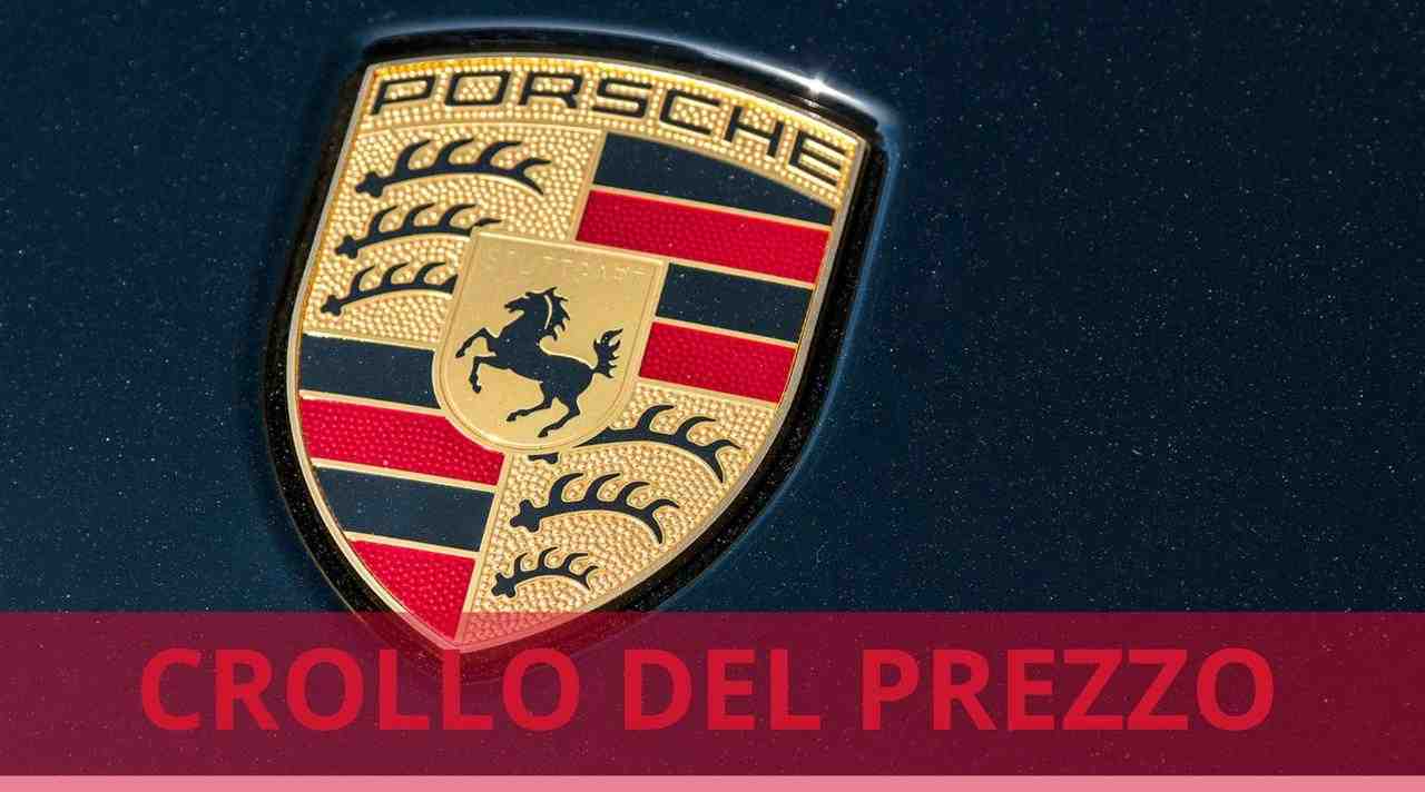 Porsche crollo prezzi