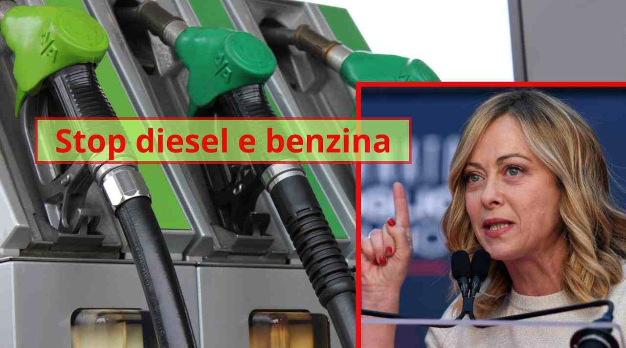 Stop diesel e benzina