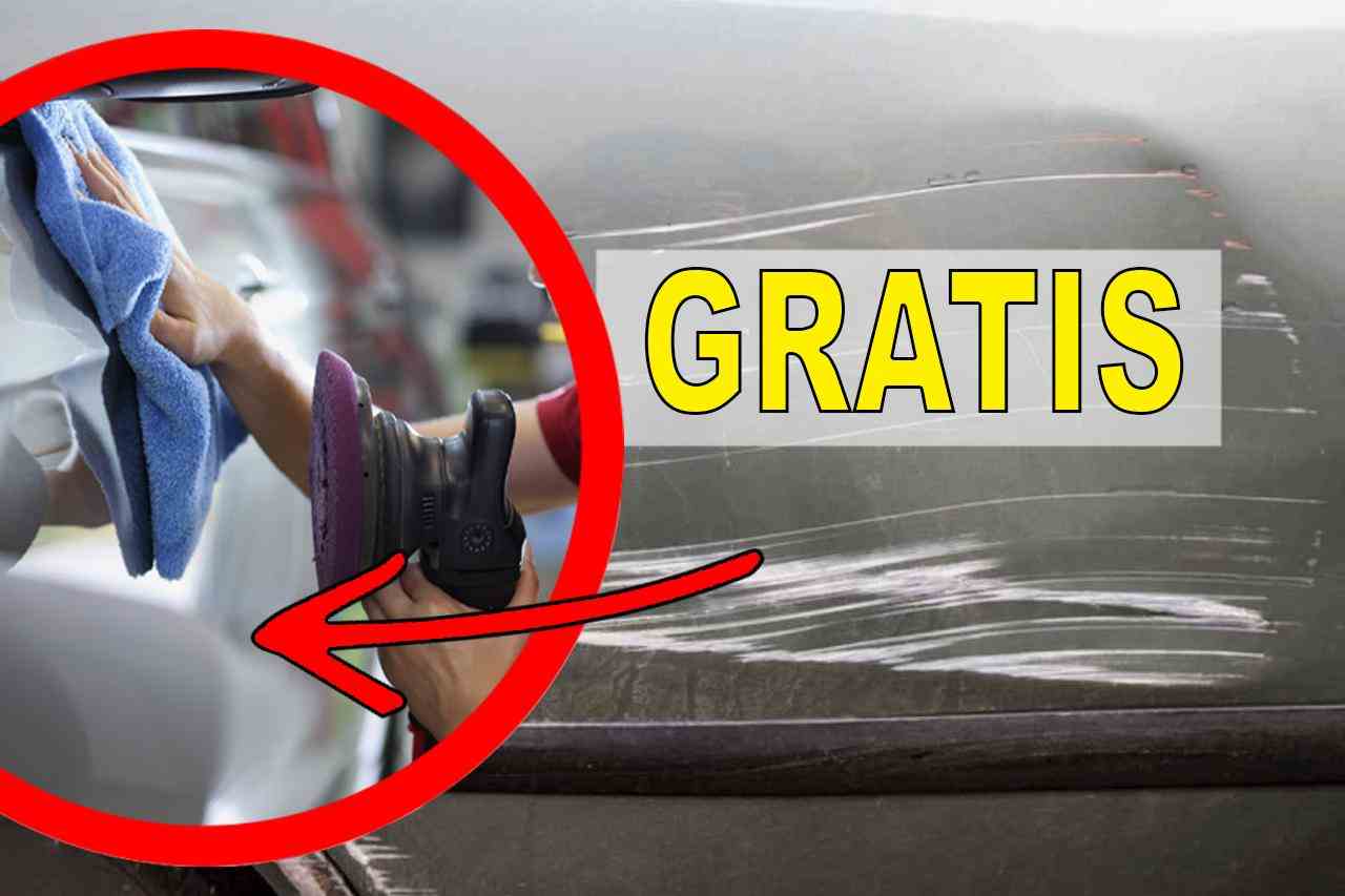 Graffi auto, ecco come sistemarli gratis