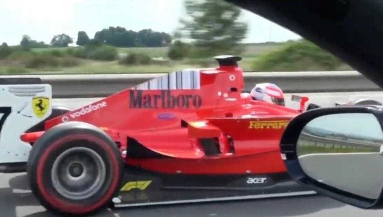 La F1 diventa un'auto da strada