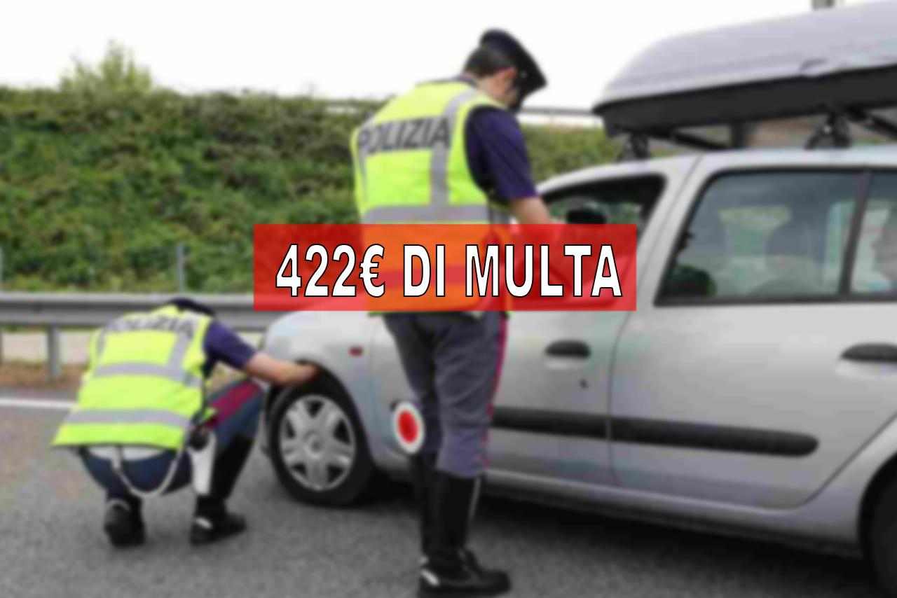 Controlli a tappeto, attento agli pneumatici