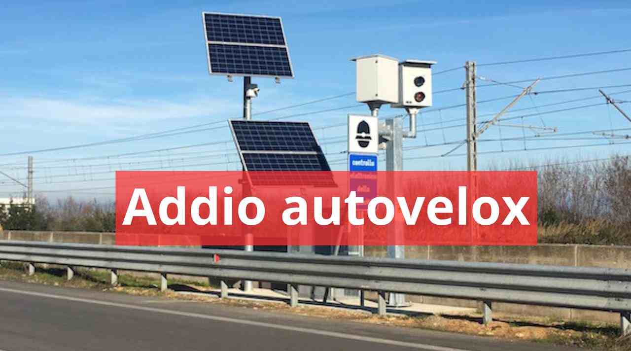 Addio autovelox