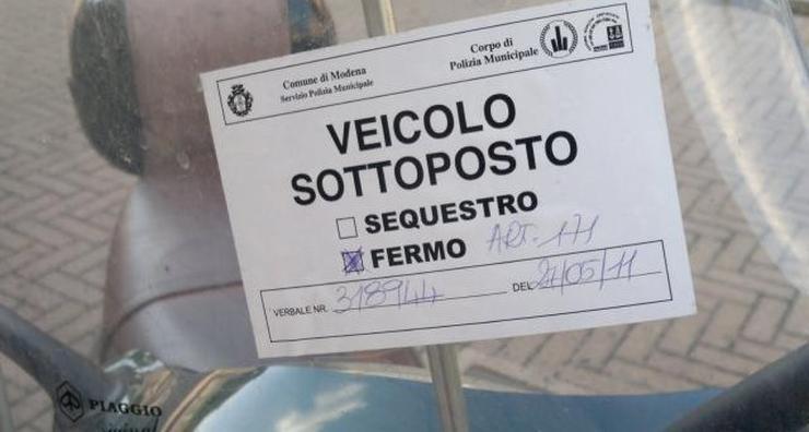 fermo amministrativo