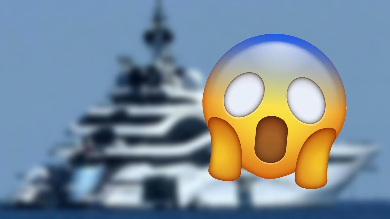 Il mega-yacht dello sceicco