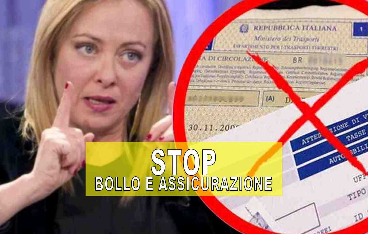 Stop bollo e assicurazione