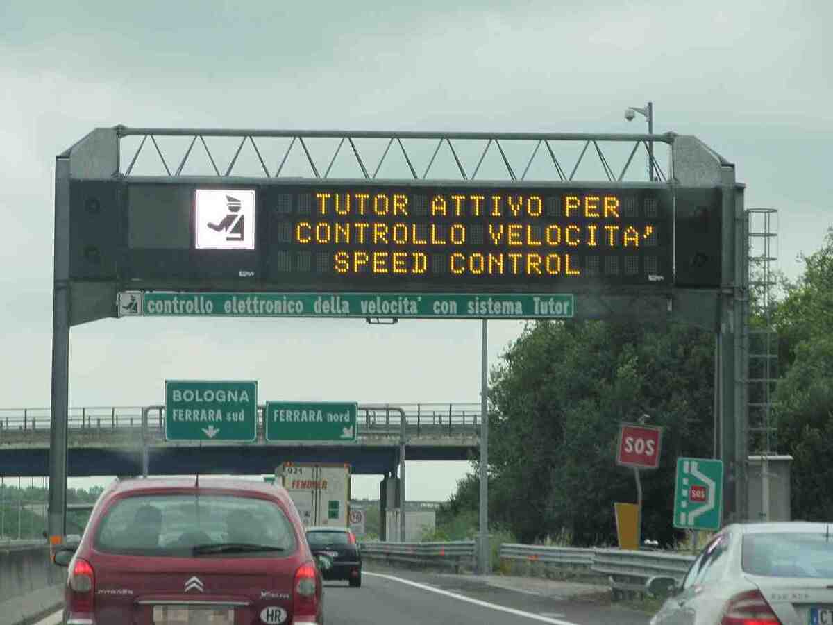 Autostrada posto di blocco