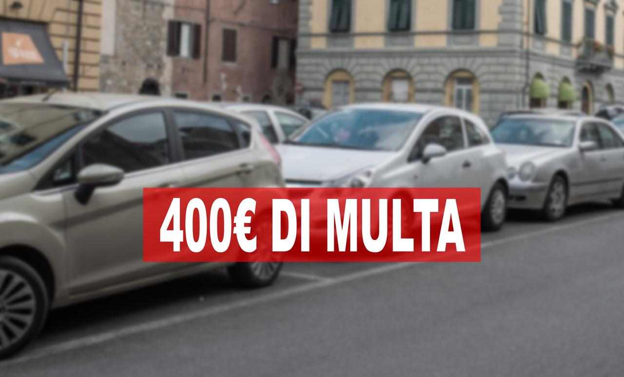 Becchi la multa subito