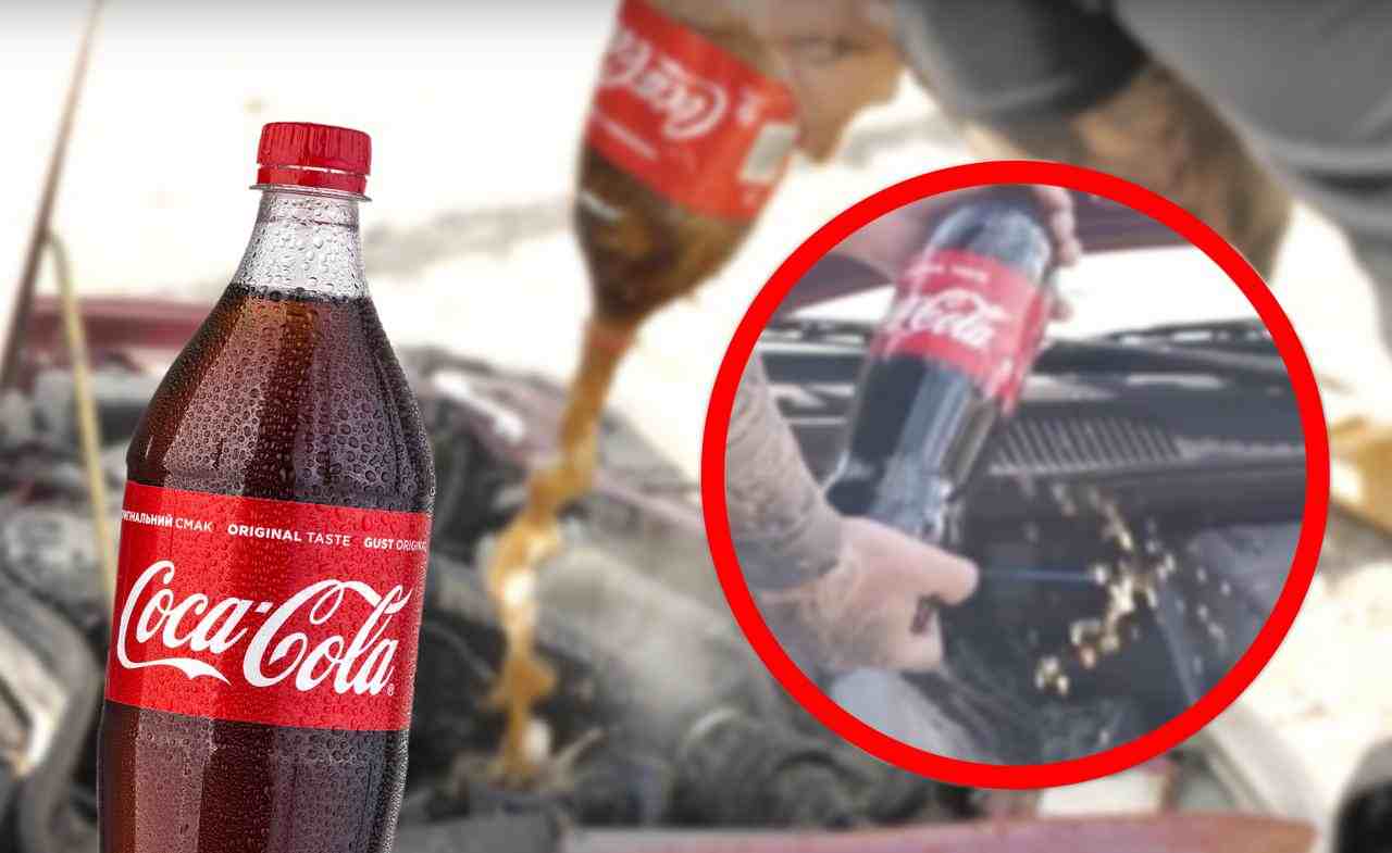 Versa Coca Cola nel motore e dì addio al meccanico