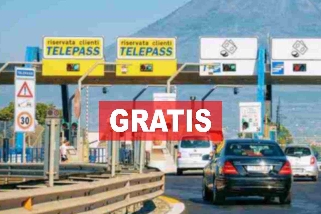 Autostrada, adesso qui è gratis