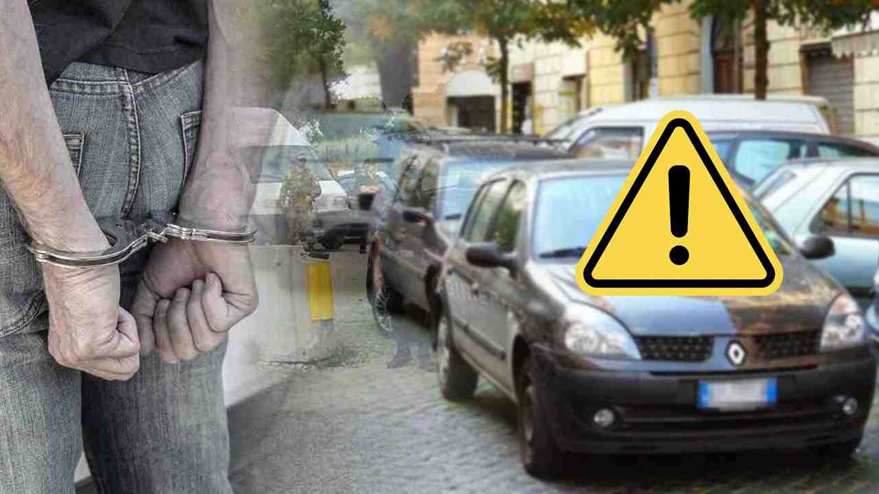 Arresto per chi parcheggia in seconda fila