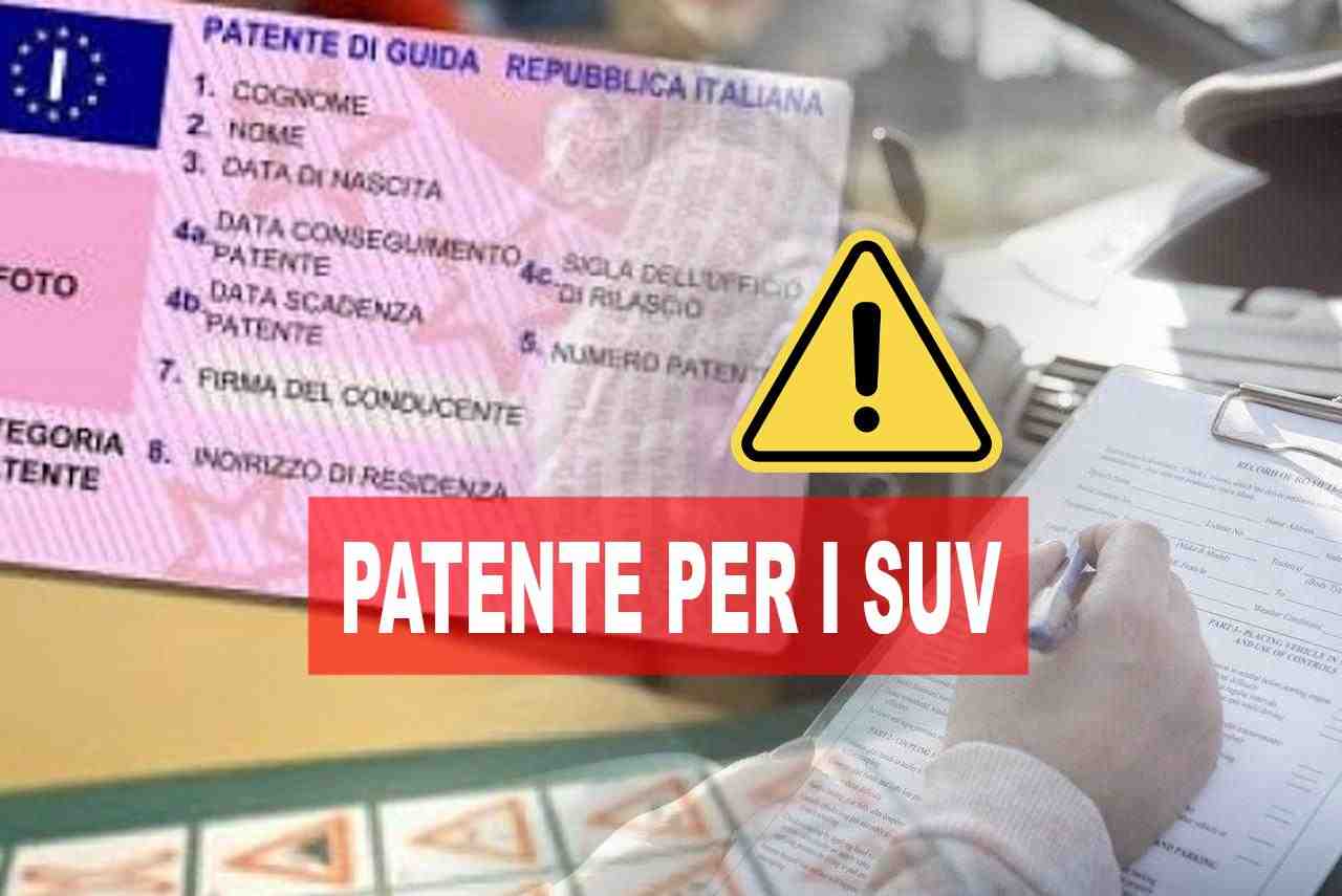 Esame patente per i SUV