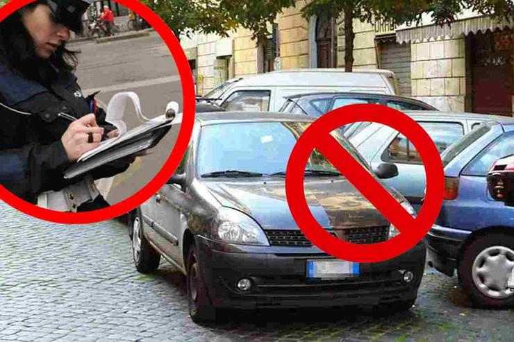 Parcheggio in doppia fila