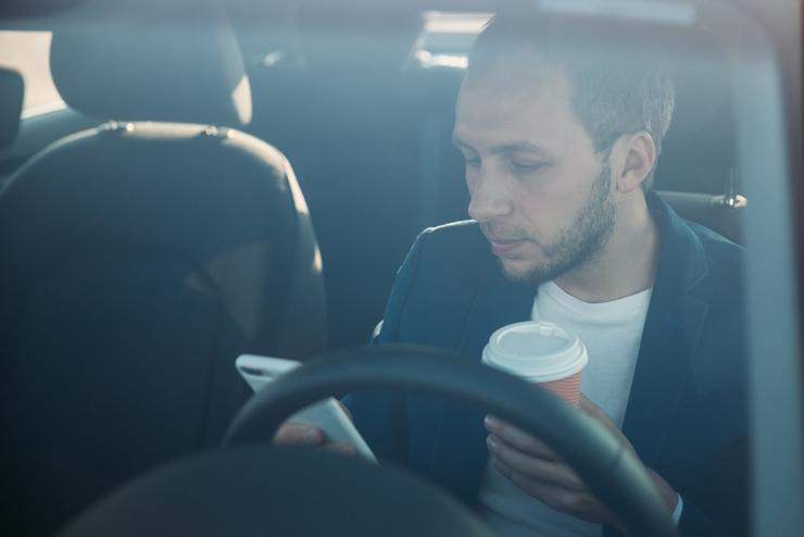 caffè in auto