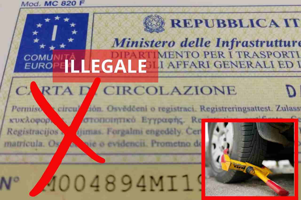 carta circolazione illegale