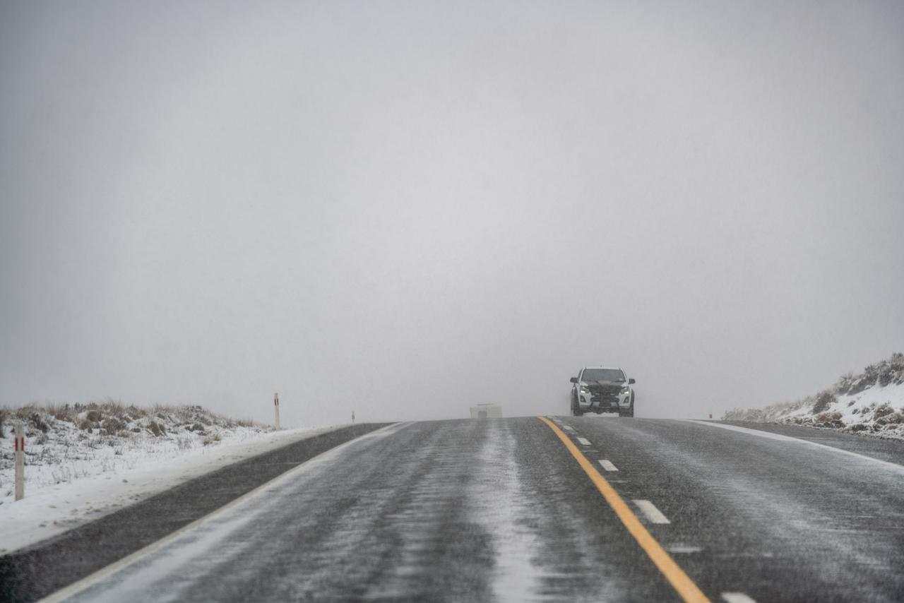 asfalto scioglie neve