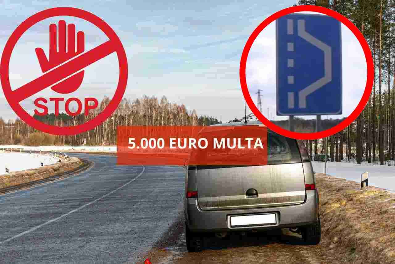 Multa di cinquemila euro per auto ferma in strada - depositphotos - 0-100.it