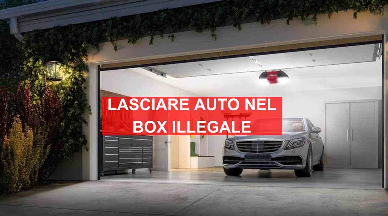 Divieto lasciare -auto nel box - 0-100.it