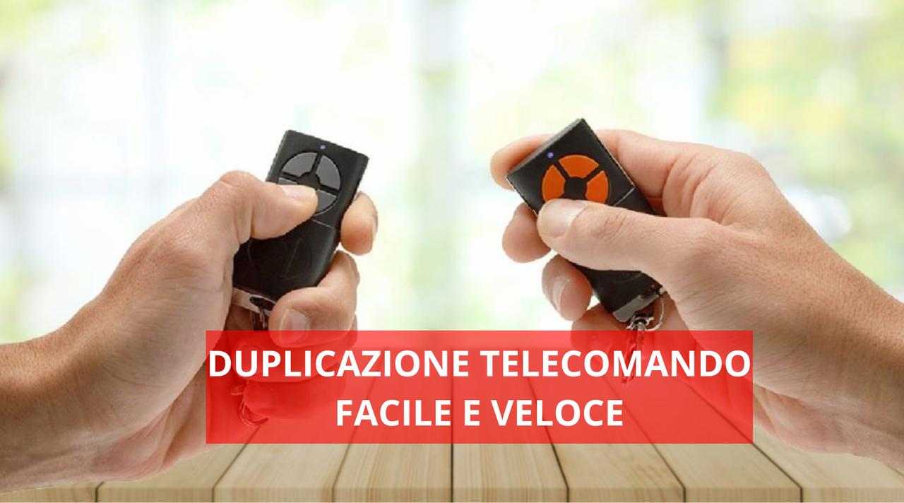 Duplicazione telecomando cancello box - 0-100.it