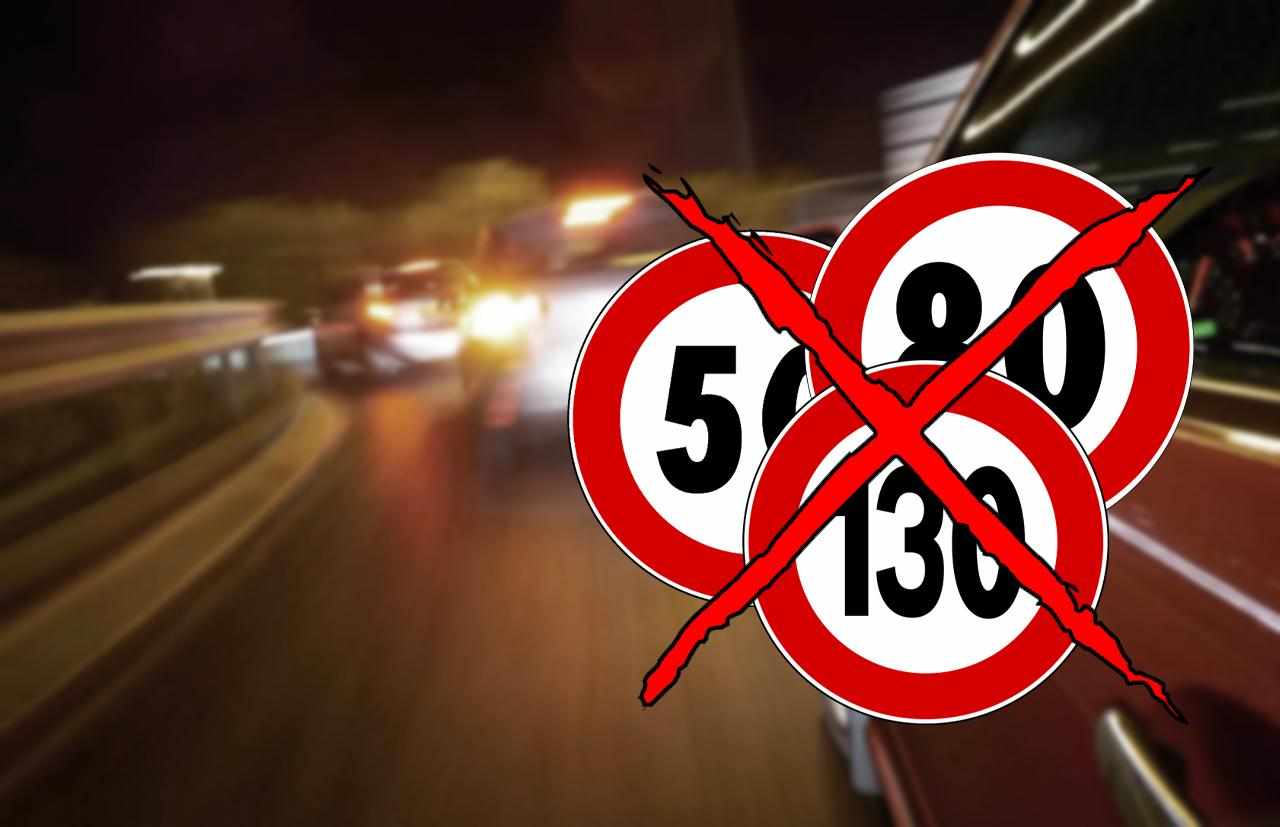Addio limiti velocità