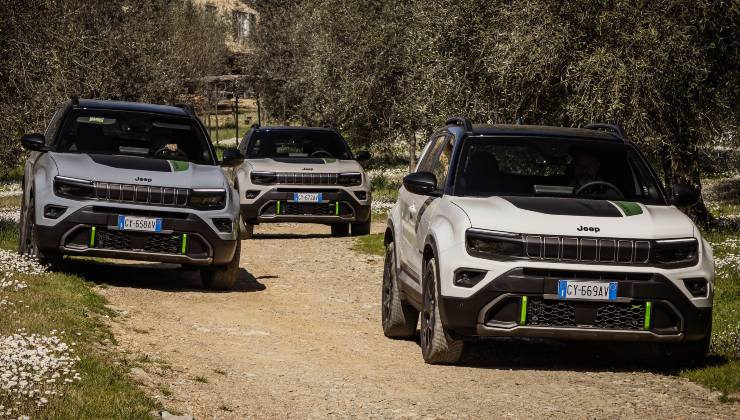La "flotta" Jeep Avenger